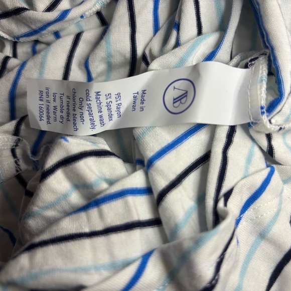 Addison Bay Striped Tie-Back Long Sleeve Top - Picture 7 of 7